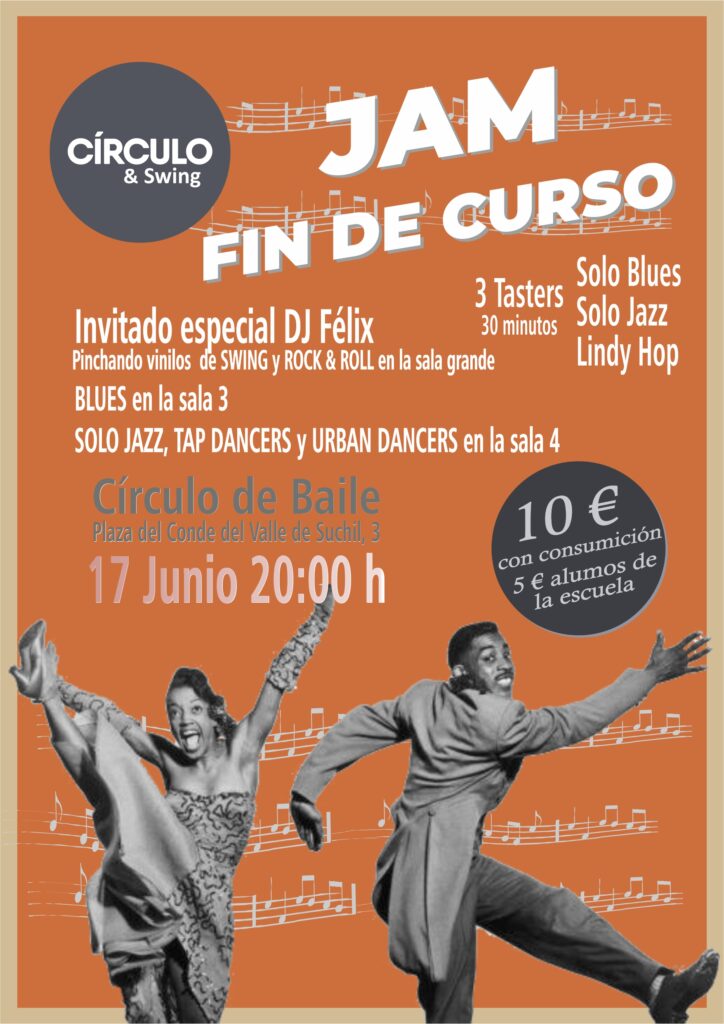 Jam Fin de Curso de Círculo & Swing en junio de 2023