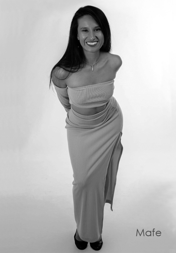 Mafe, profesora de Salsa